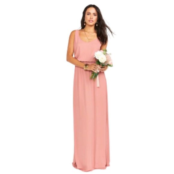 Show Me Your MUMU Kendall
Maxi V-Back Gown Dress Rustic Mauve
Crisp - Picture 1 of 8